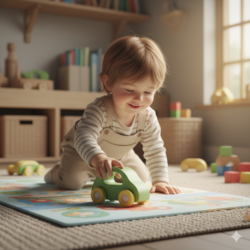 Handgemaakte Houten Speelgoedauto - Bosvriendje