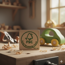 Handgemaakte Houten Speelgoedauto - Bosvriendje