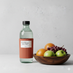 Gerecyclede Glazen Waterfles - Helder Water