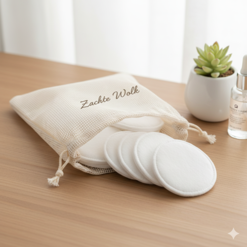 Herbruikbare Make-up Remover Pads - Zachte Wolk
