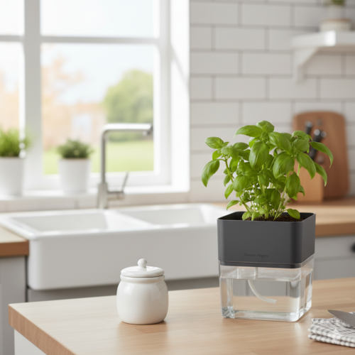 Zelf-Watergevend Kruidenpotje - Groene Vingers