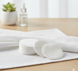 De foto van het product Herbruikbare Make-up Remover Pads - Zachte Wolk