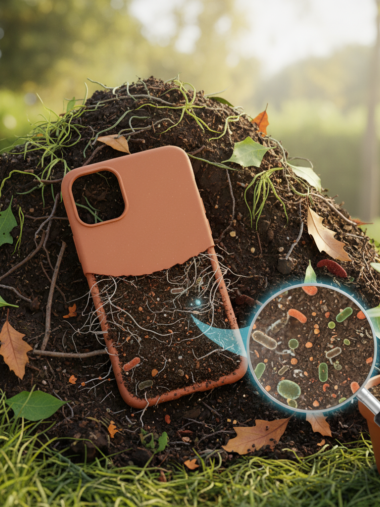 Afbeelding van product: Biologisch Afbreekbaar Telefoonhoesje - Aarde Beschermer