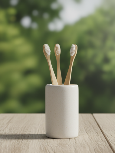 Afbeelding van product: Bamboe Tandenborstel Set - Zorgeloze Lach