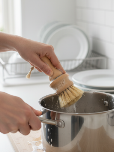 Afbeelding van product: Zero Waste Afwasborstel - Schone Vaat