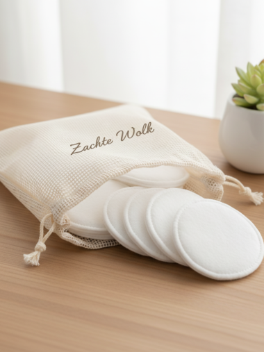 Afbeelding van product: Herbruikbare Make-up Remover Pads - Zachte Wolk