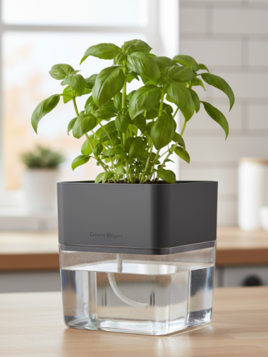 Afbeelding van product: Zelf-Watergevend Kruidenpotje - Groene Vingers