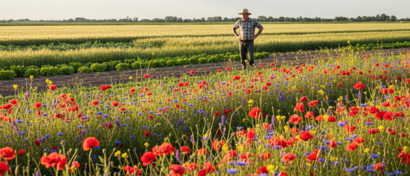 Bekijk deze afbeelding van Biologische Boeren als Bewaarders van Biodiversiteit: Een Groene Revolutie op het Platteland op Bedrijf